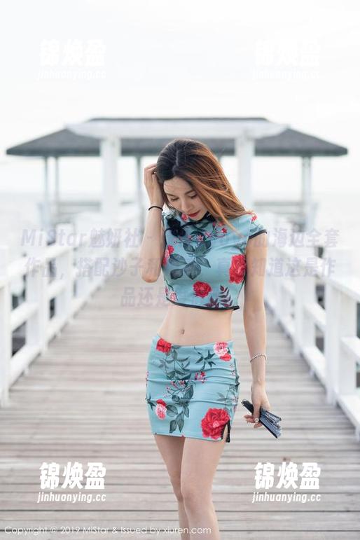 MiStar魅妍社-张优ayoyo MiStar魅妍社 - 张优ayoyo的海边全套作品,搭配沙子和浪声,真不知道这是作品还是度假照。