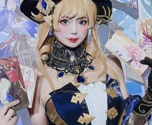 会弹吉他的雪猫妹妹，照片美得像个梦