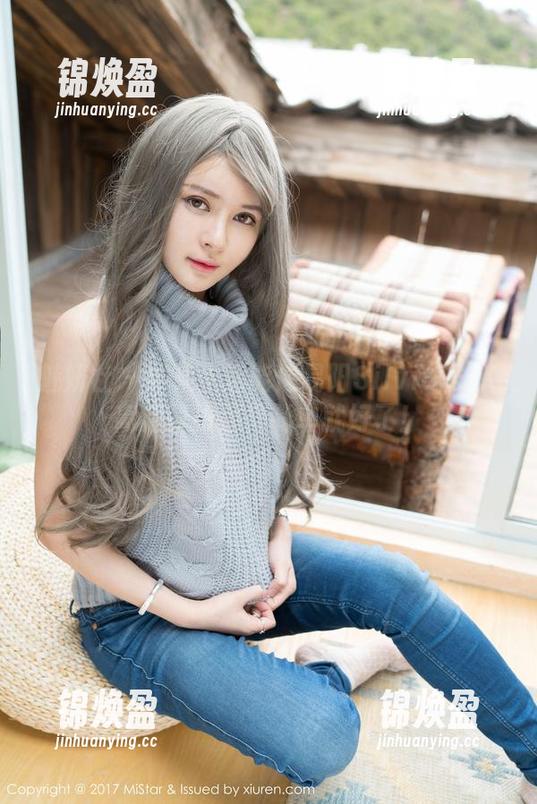 魅妍社-易阳Silvia 魅妍社 - 如果生活能像易阳Silvia的JK高清壁纸那样简单就好了!